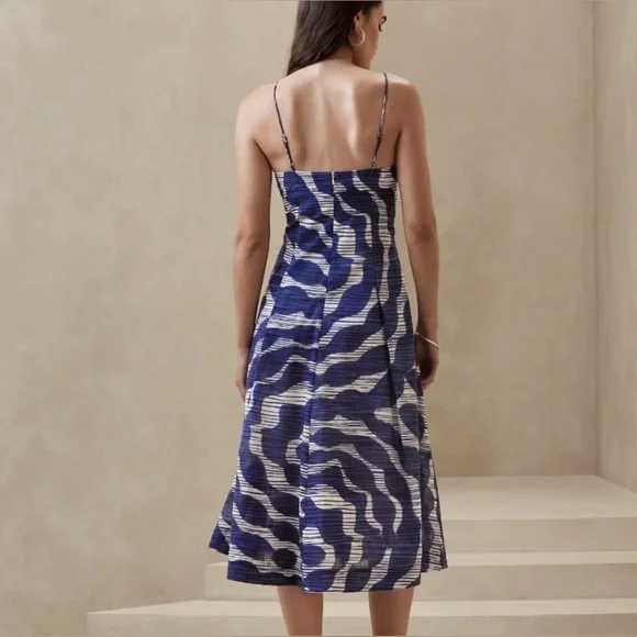 NWT-Banana Republic Bandeau Midi Dress-Size: 4 Petite - Picture 2 of 15